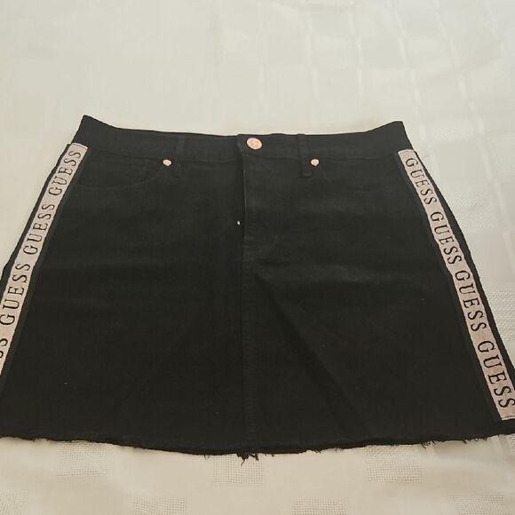 Guess Black and Gold Mini Pencil Skirt - Picture 15 of 16